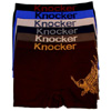 KNOCKER MEN'S SEAMLESS BOXER BRIEF(ASST COLOR) MS 030